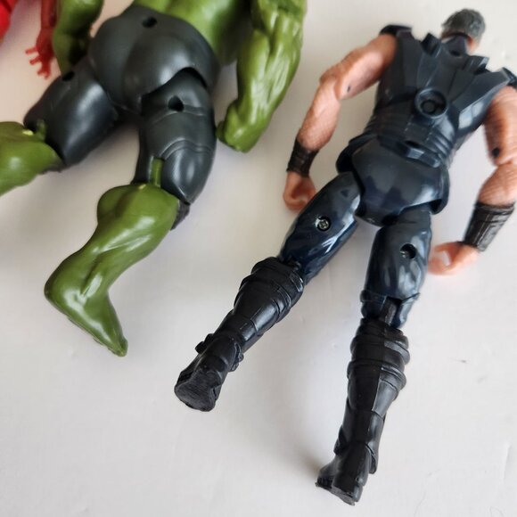 Marvel Avengers Action Figures Set Of 3 - Iron Man Hulk & Thor - missing lights - Picture 15 of 16